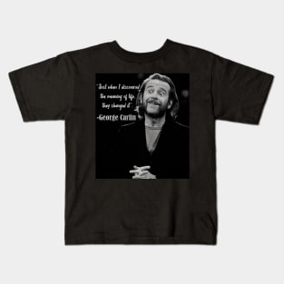 George Carlin Quotes Kids T-Shirt